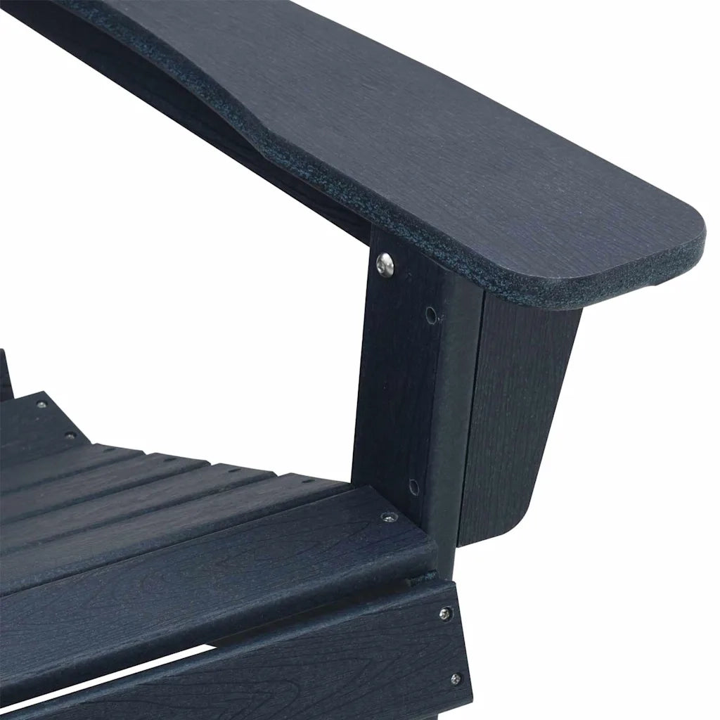 Sedia Adirondack Blu navy 82 x 74 x 92 cm HDPE 42006630