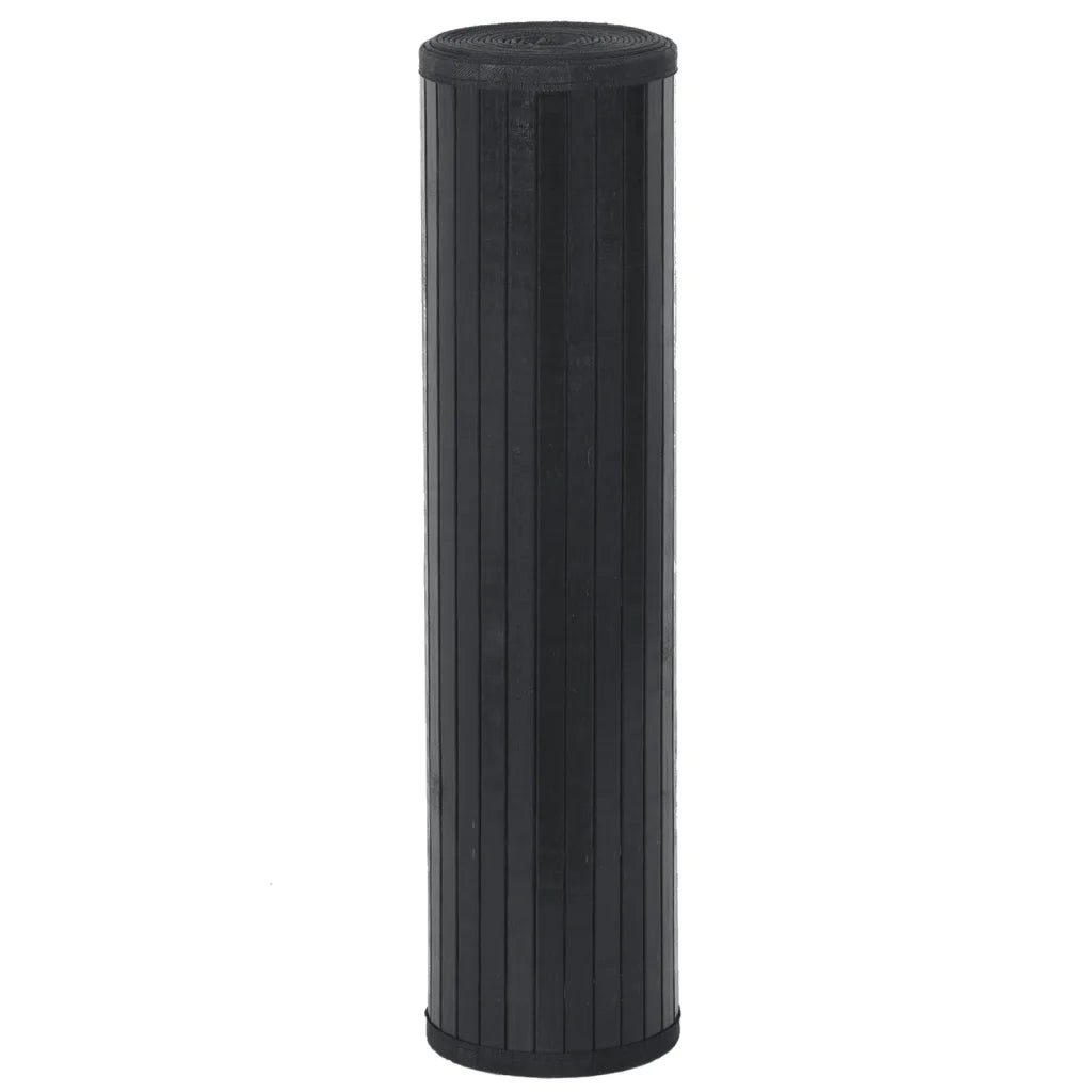 Tappeto Rettangolare Nero 70x400 cm in BambÃ¹