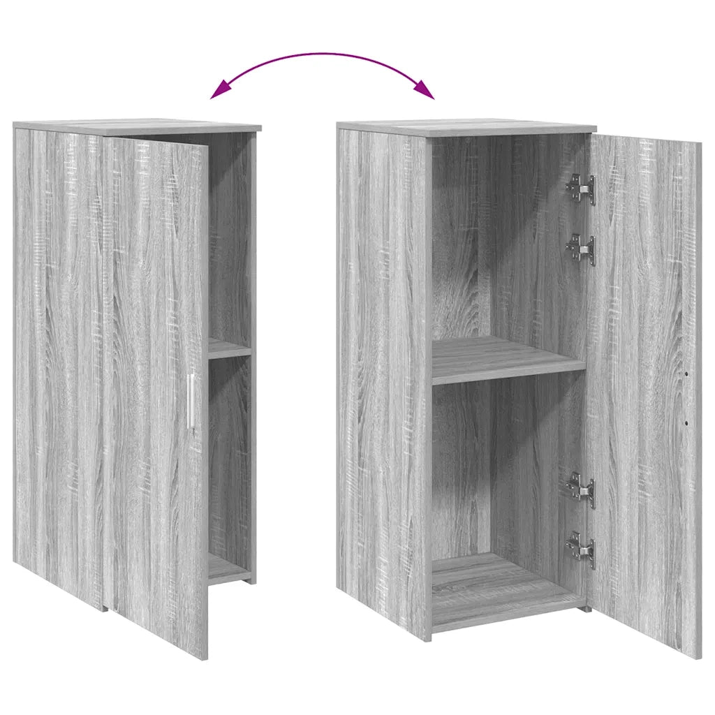 Mobile Portaoggetti Grigio Sonoma 40x45x103,5 cm in Truciolato