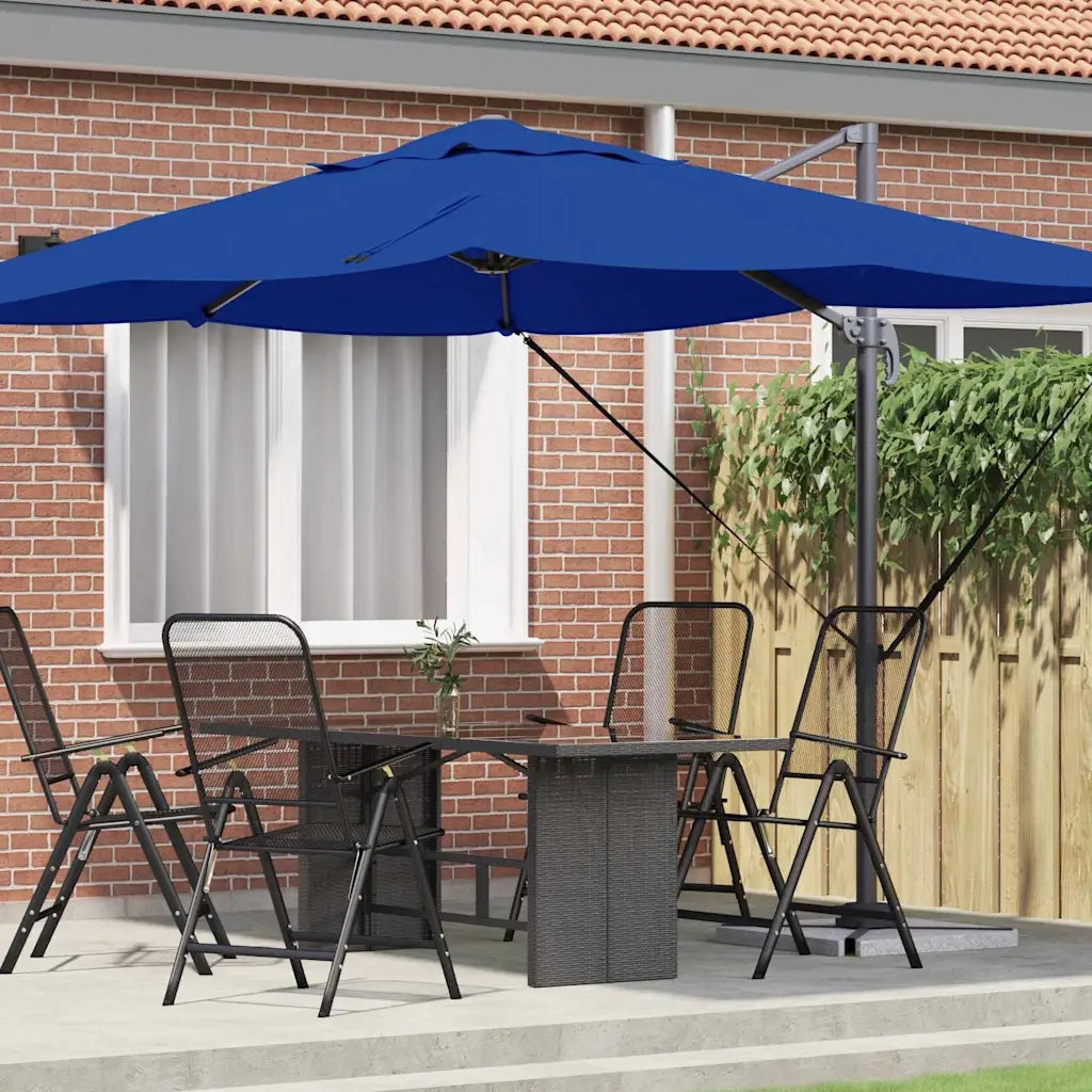 Ombrellone Azzurro 351 x 250 x 260 cm Poliestere e Alluminio 42003348