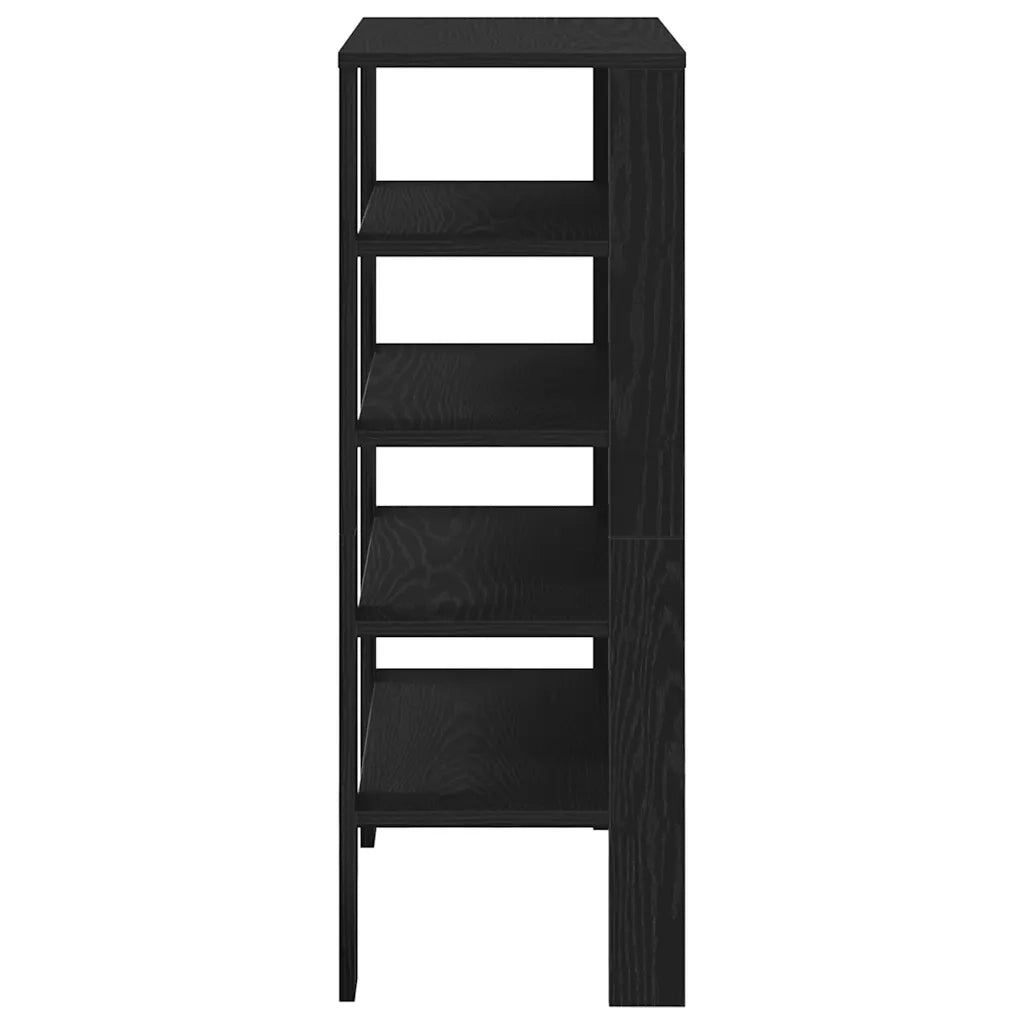 Scarpiera | Mobile per scarpe Nera 61x32x87,5 cm in Truciolato