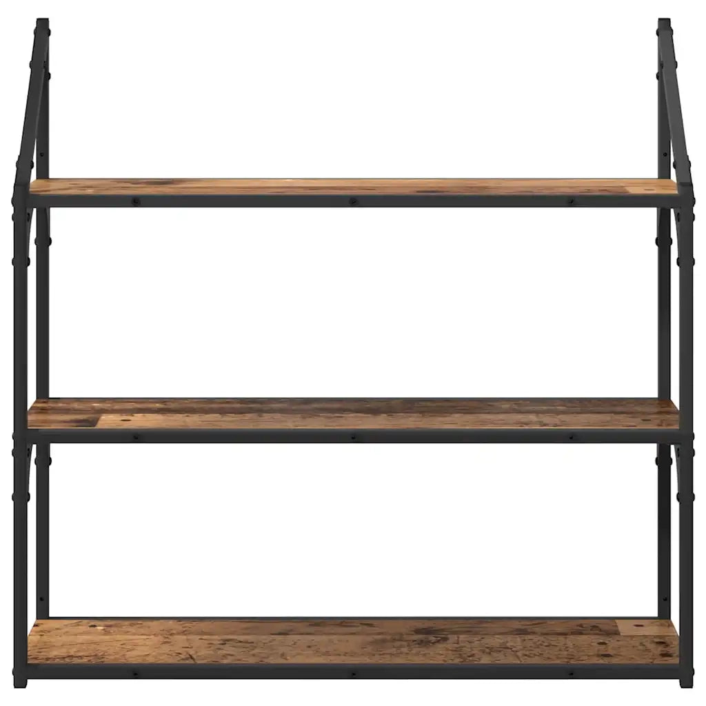 Scaffale da parete Legno vecchio 80 x 21 x 78,5 cm 882793