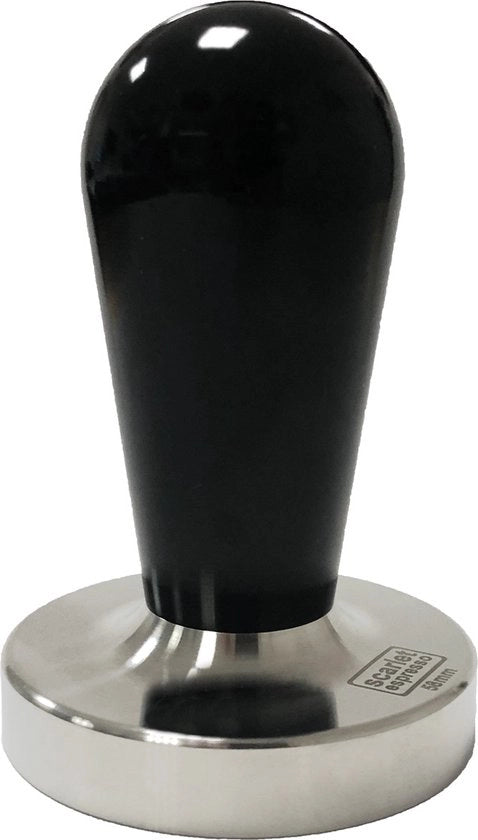 Tamponatore per caffè "Elegante" per barista; con maniglia ergonomico in alluminio e base in acciaio inox basata sulla precisione; per una perfetta aspirazione con macchine a caffè a pressione.