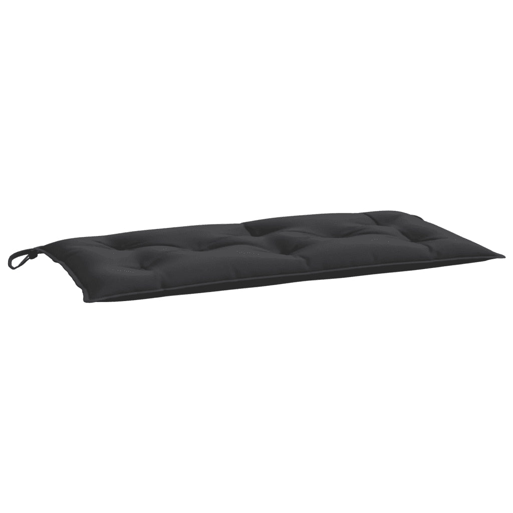 Cuscini Panca da Giardino 2pz Neri 100x50x7cm Tessuto Oxford 361666