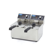 Friggitrice - 2 x 4L - 2 Cestelli - fino a 1,5kg di Patatine Fritte