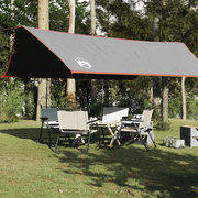 Telone da Campeggio Grigio/Arancione 500x294 cm Impermeabile 94672