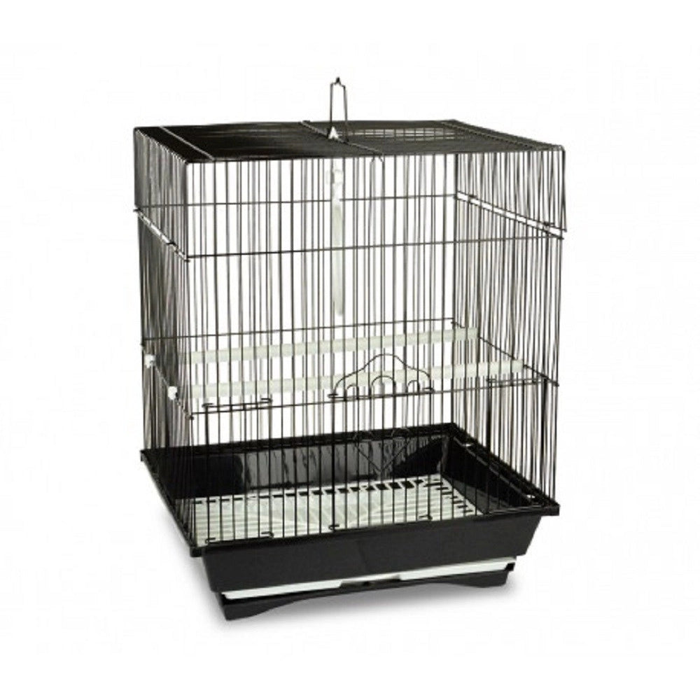 Trade Shop - Gabbia Uccelli Di Piccole Dimensioni Kandy 49,5 X 34 X 27,5 Cm Due Mangiatoie -