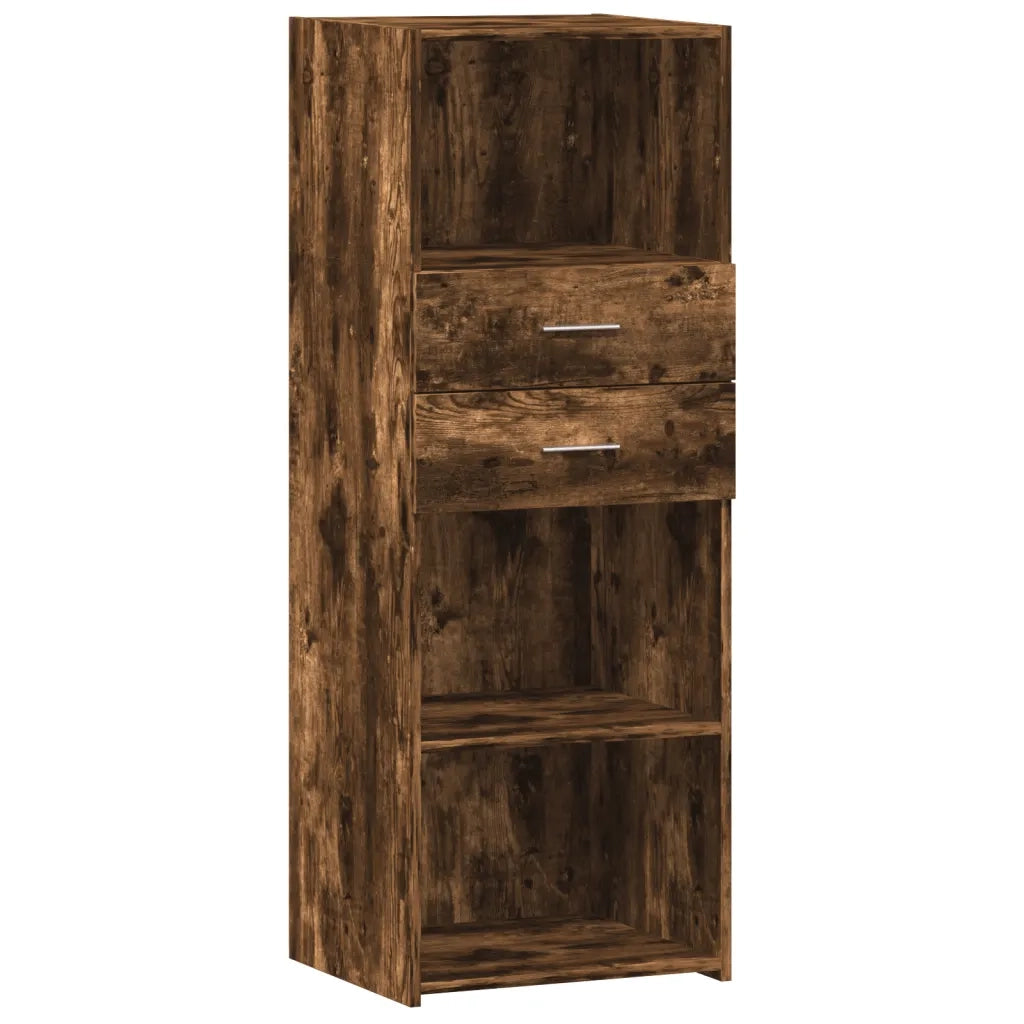 vidaXL Credenza Rovere Fumo 45x42,5x124 cm in Legno Multistrato