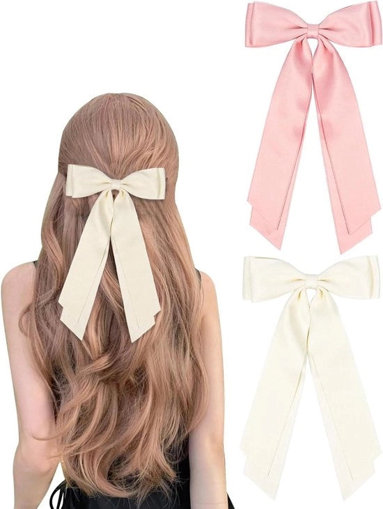 Treccine per Capelli 2 Pezzi Treccina per Capelli con Pin per Capelli - Accessori per Capelli per Bambine Donne - Beige Rosa