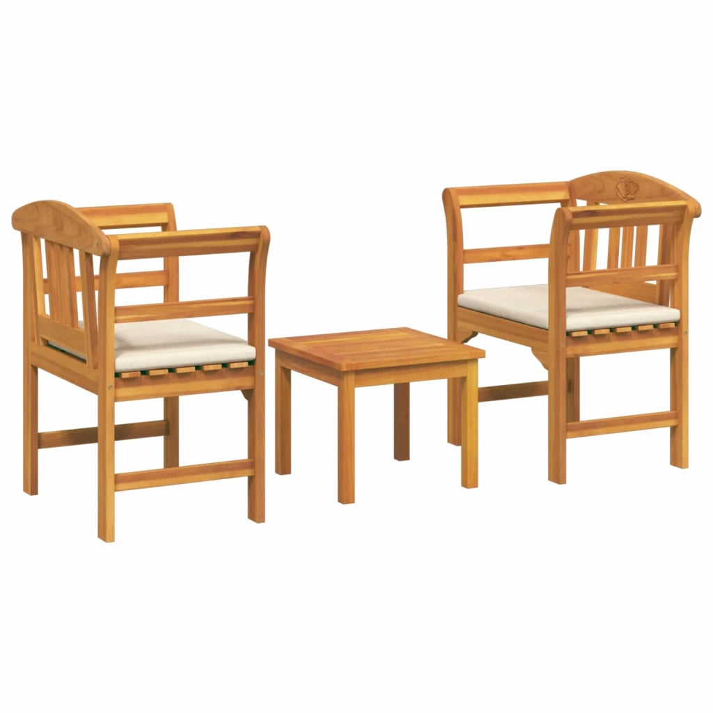 Set da giardino con divano a rosa con cuscino 3 pz | Set Salotto da Giardino