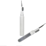 Set di pulizia 3 in 1 per auricolari - Kit di pulizia auricolari - Compatta e facile da usare - Bianca - Adatta per AirPod