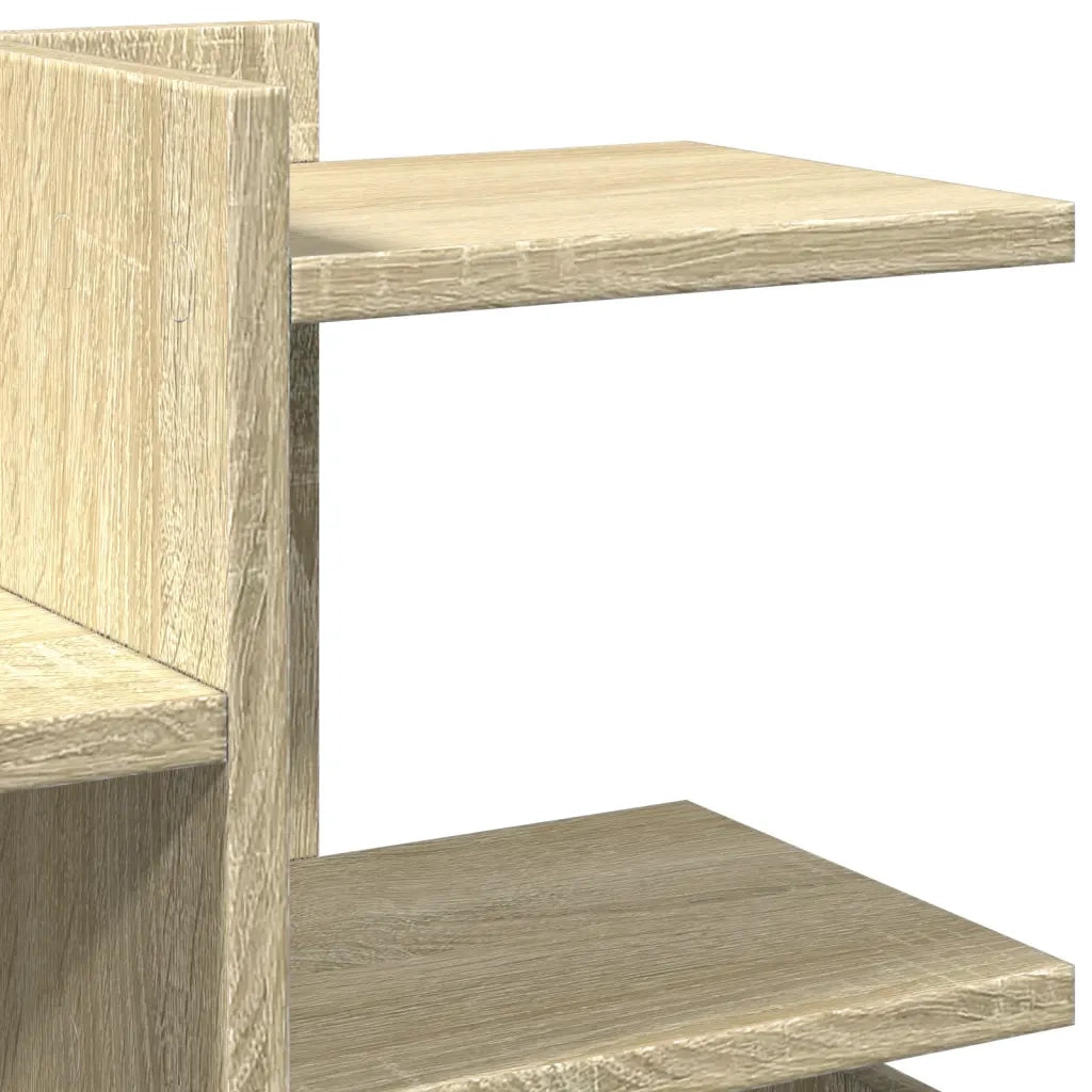 Organizer Scrivania Rovere Sonoma 49x20x52,5 cm Multistrato 848075