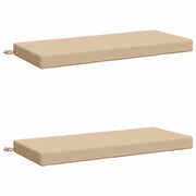 Cuscini per Panchina a 2 Pezzi SOEST 2 pz 100% Poliestere Crema 950205
