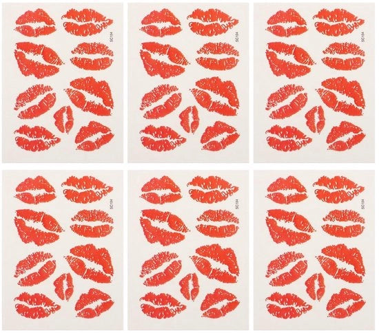 Tatuaggio per la pelle 6 pezzi - Impermeabile - Idoneo per la pelle - Lippoti per tatuaggio - Decorazione del corpo - Molteplice applicazione - Arti del corpo