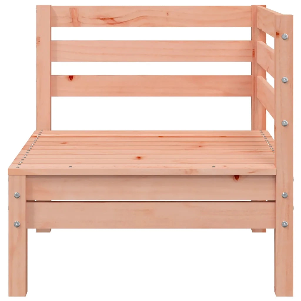Divano componibile-Divani Angolari da Giardino 2pz in Legno Massello di Douglas