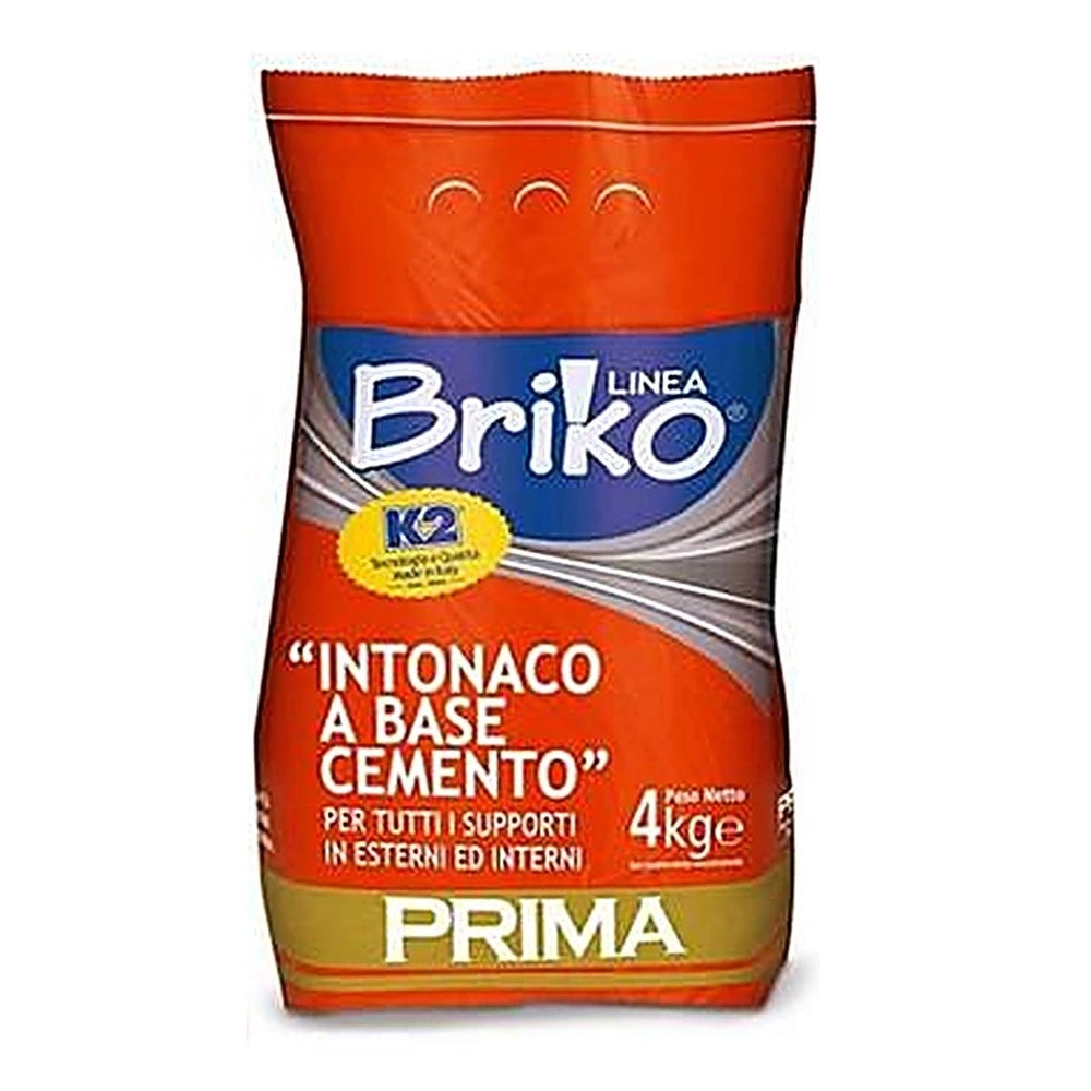 Intonaco cemento pronto briko *** formato 4 kg, confezione 1