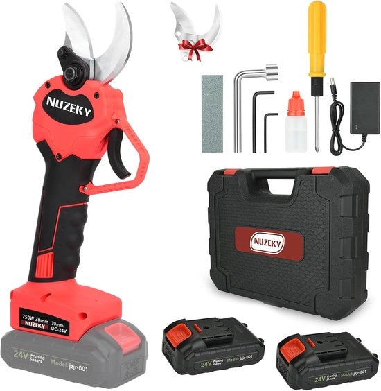 Snoeischaar elettrica con batteria – Takkenschaar portatile per potature frutteti e manutenzione alberi