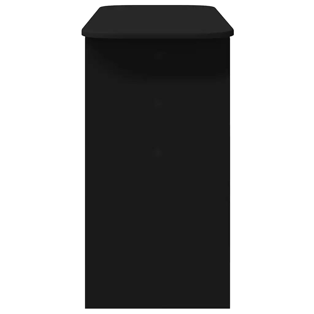 Tavolo consolle Nero 93 x 40 x 75 cm Legno multistrato 891151