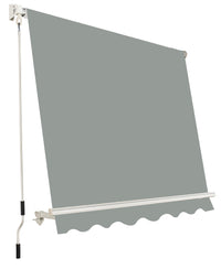 Tenda da Sole a Caduta con Bracci 300x245 cm Grigio