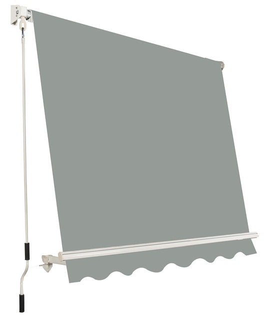 Tenda da Sole a Caduta con Bracci 300x245 cm Grigio