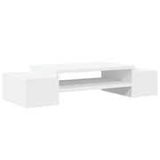 Supporto per monitor scrivania con contenitore legno ingegnerizzato bianco 02_0044921