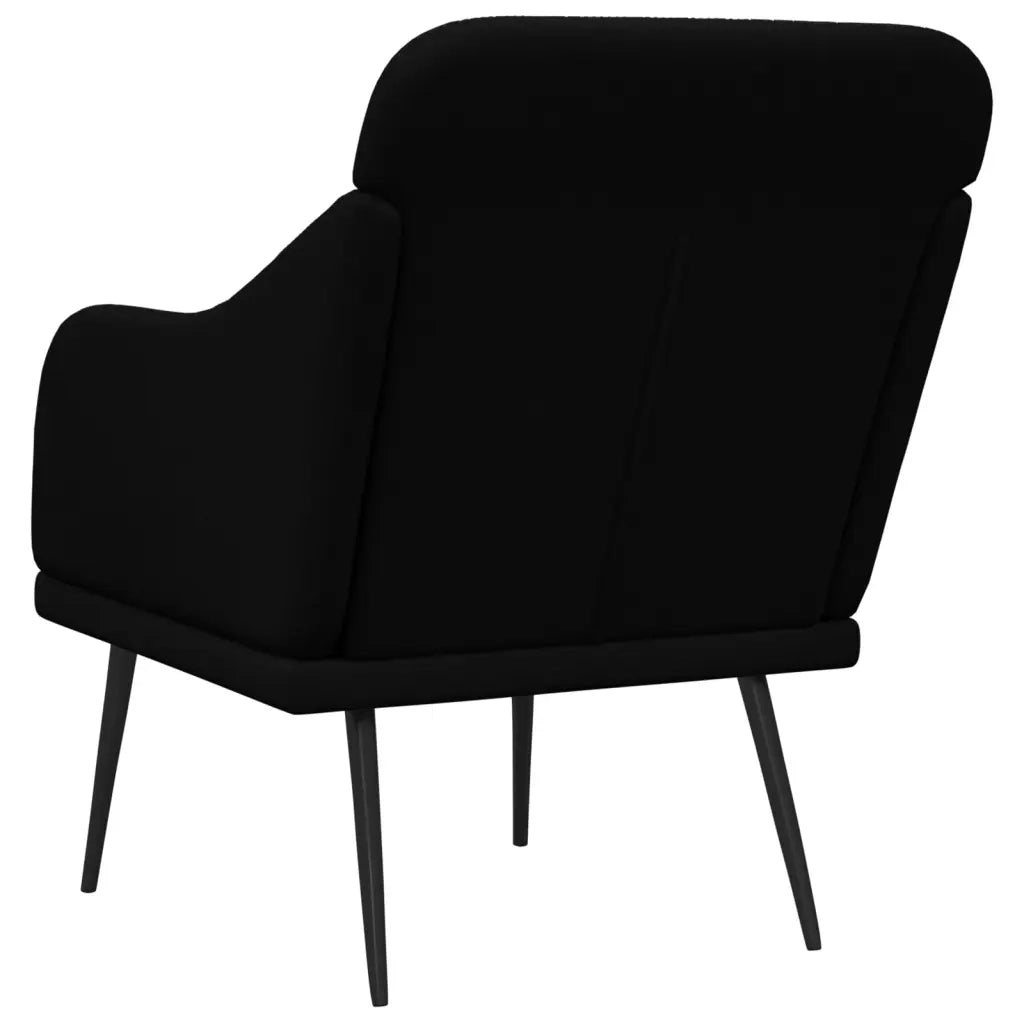 Poltrona Nera 63x76x80 cm in Tessuto 351476