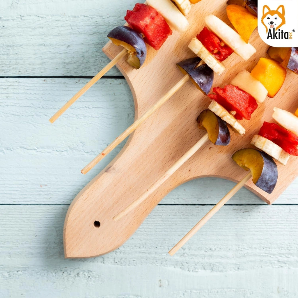 Akitaink 1200 Spiedini Bambu 25cm BBQ Finger Food