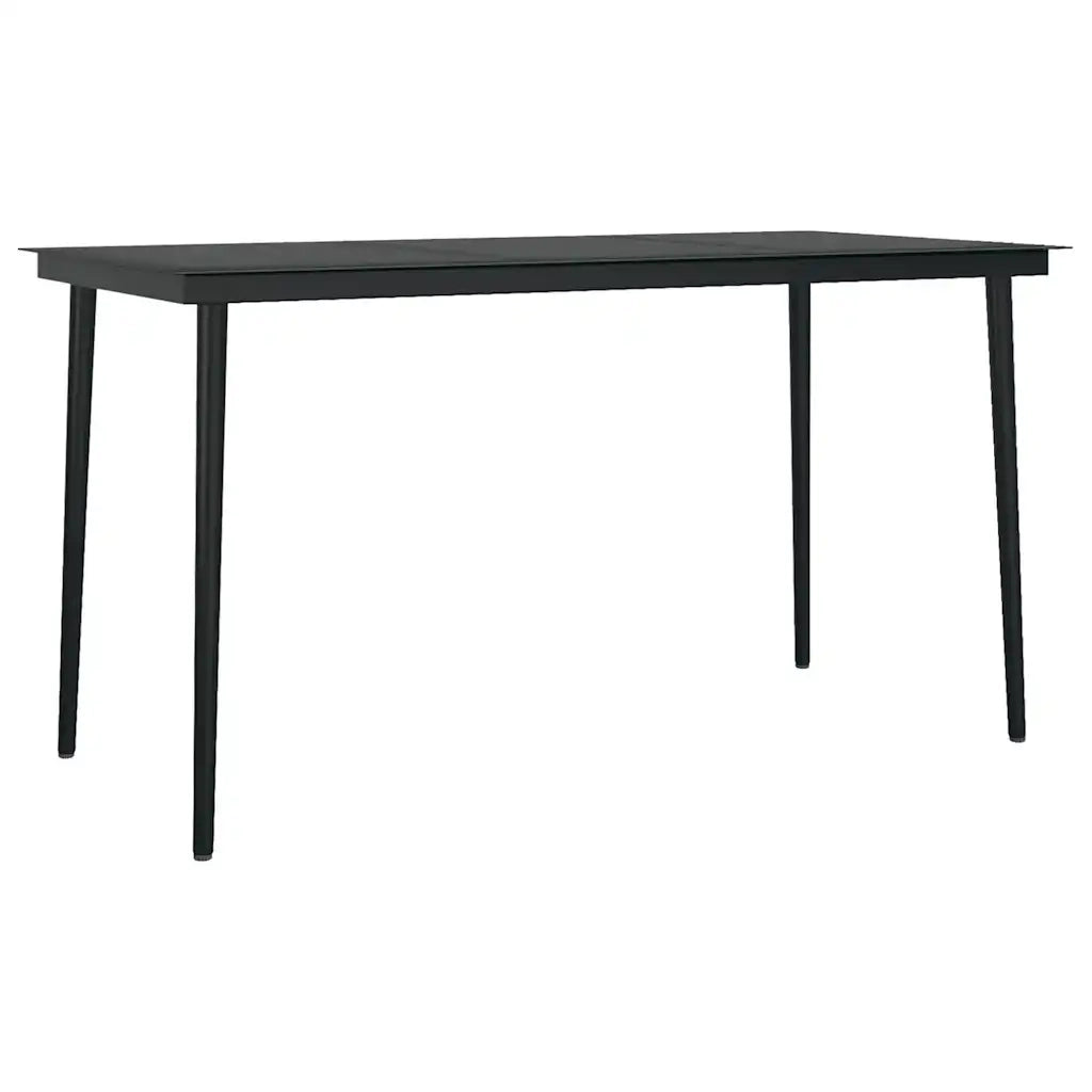 Set da Pranzo da Giardino 5 pz con Cuscini in Polyrattan Grigio 3262987