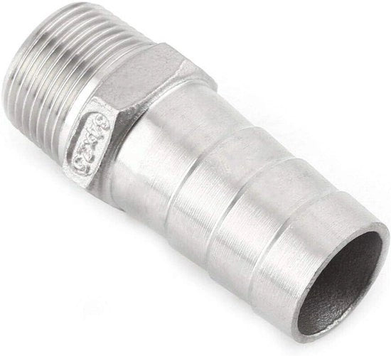 Fitting di Connettore in Acciaio Inossidabile SS304 per Connettori BSP per Molti Tipi di Tubi 1/8-1/2 (1/4 x 8 mm)