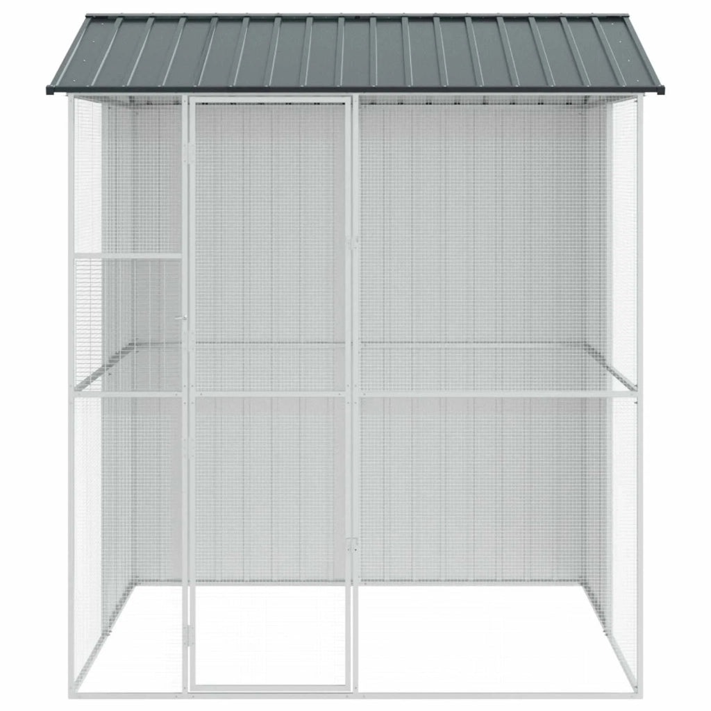 Gabbia per uccelli Antracite 215 x 210 x 247 cm Acciaio zincato 3325174