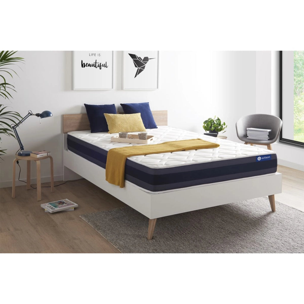 Materasso matrimoniale Actilatex morpho 200x200cm - Spessore : 24cm - Lattice e memory foam - Bilanciato