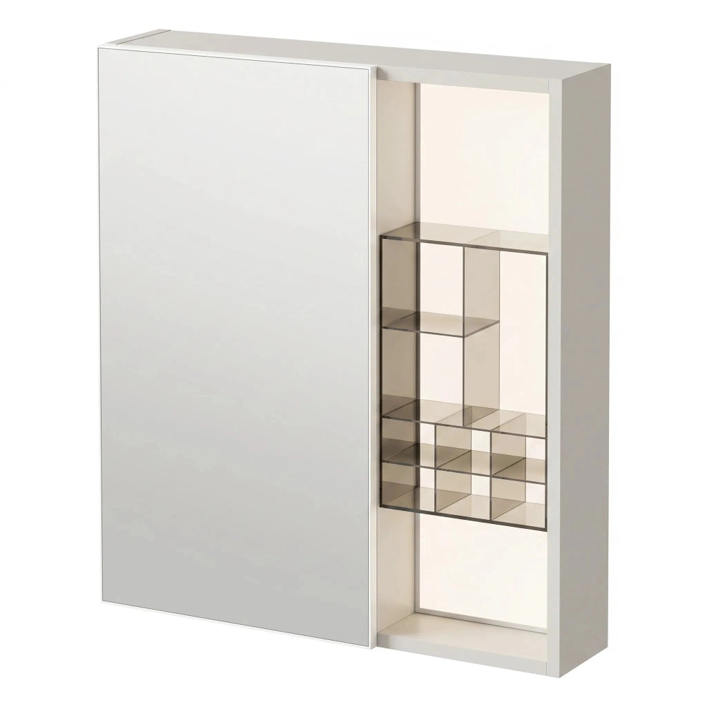 Set Di Mobili Da Bagno Con Lavabo Sora De07-60 Beige 60cm