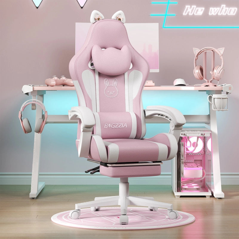 Sedia da gioco per bambini  con poggiapiedi, sedia ergonomica regolabile in altezza