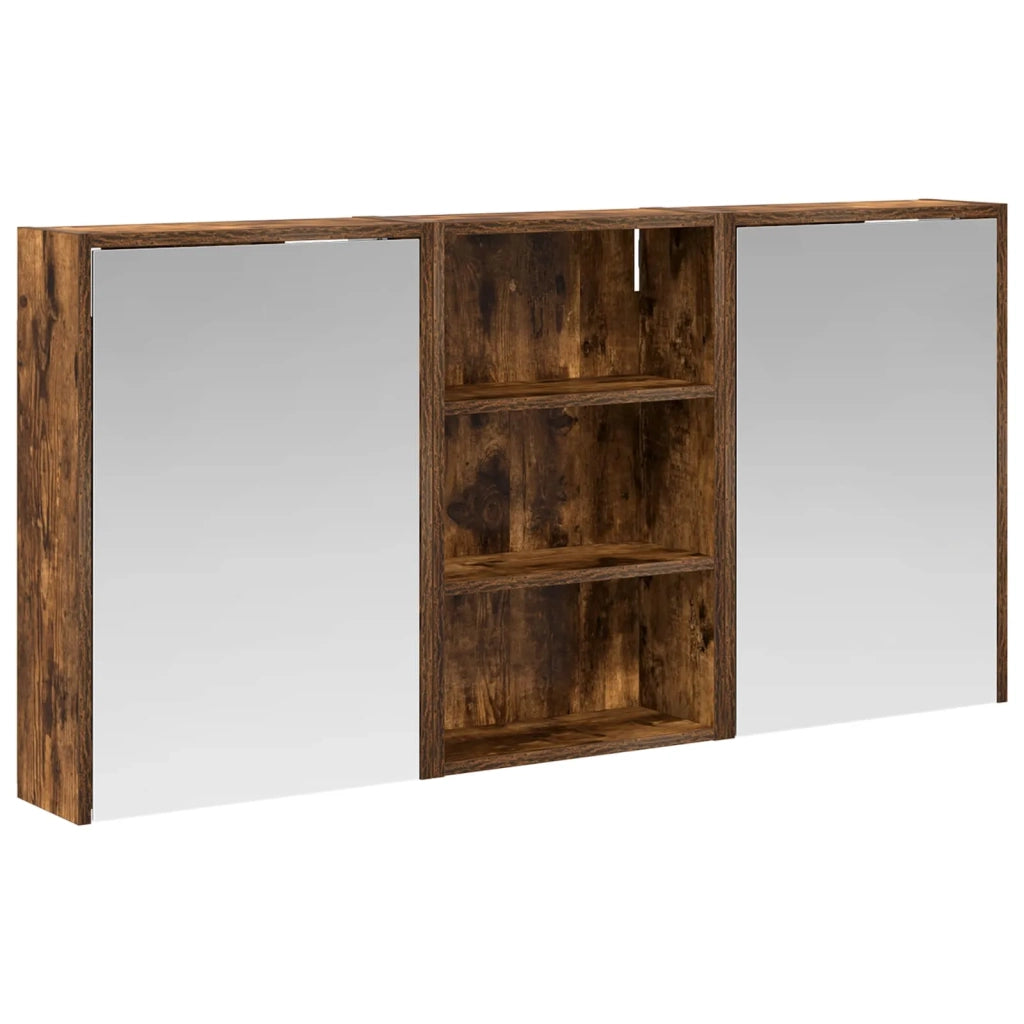 Set di Armadi da Bagno con lo scaffale 3 pcs 126 x 16 x 62.5 cm