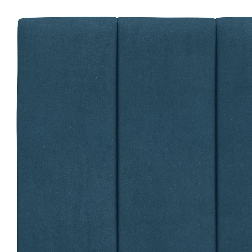 Cuscino Testiera Hanko Blu 90 cm in Velluto CFW4246761