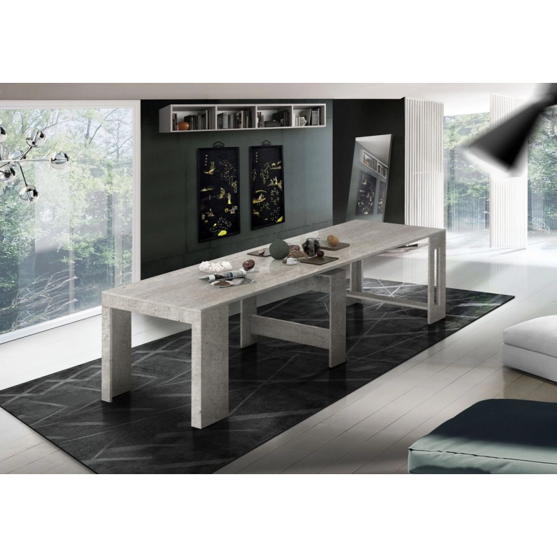 Console Estendibile Pratika – 52cm fino a 3 metri – Cemento