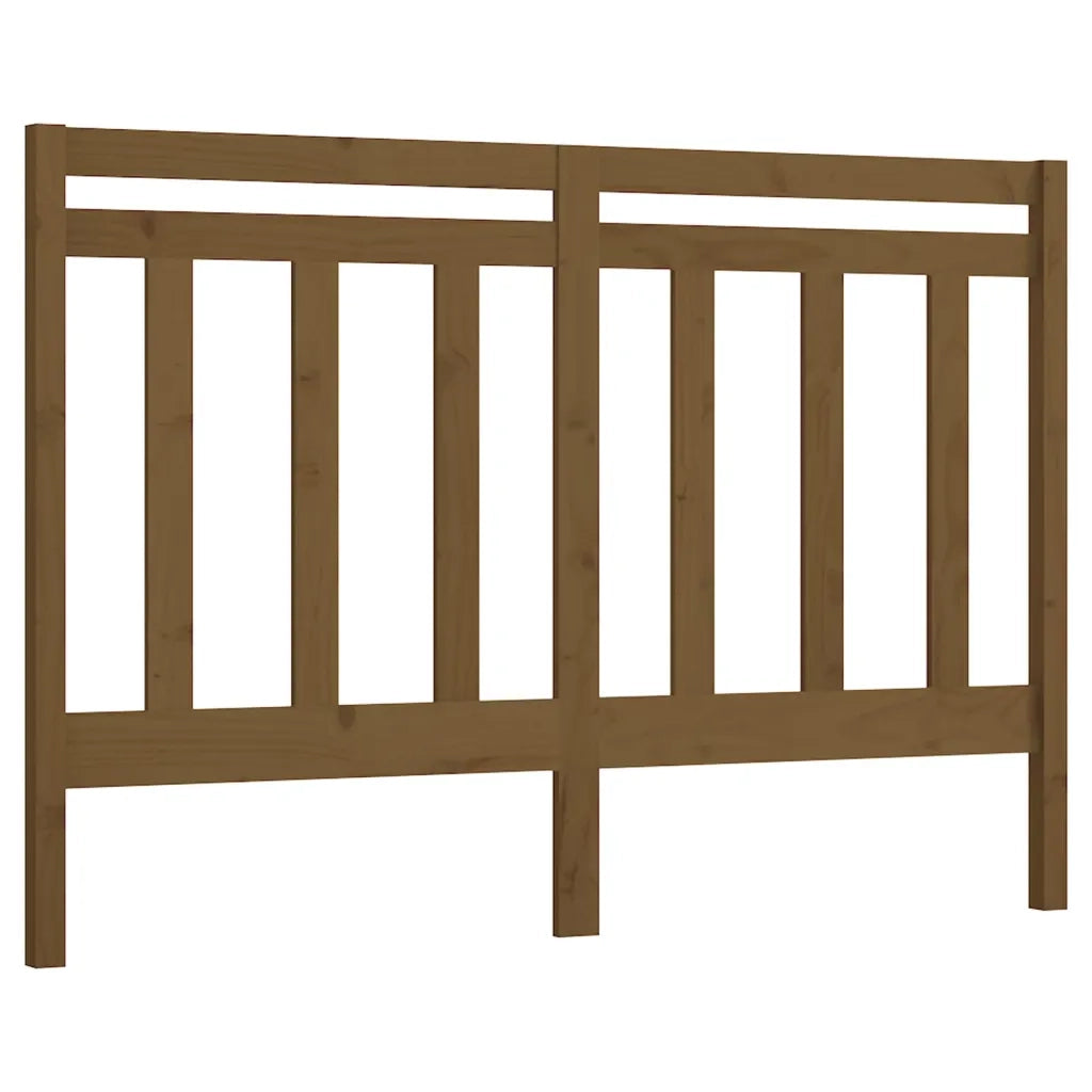 Testiera per Letto ambra 166x4x100 cm in Legno Massello di Pino 817803