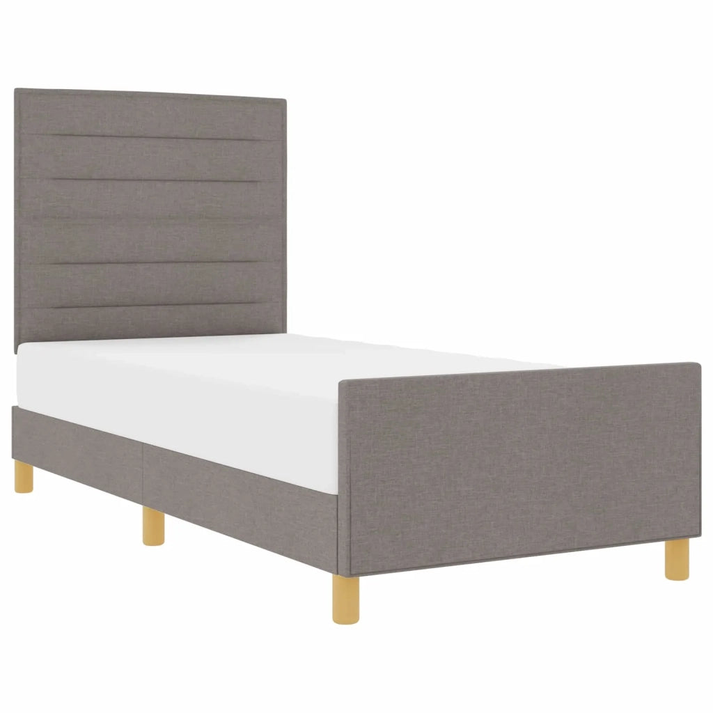 Struttura del letto con testiera Talpa 90 x 190 cm Tessuto 3344617