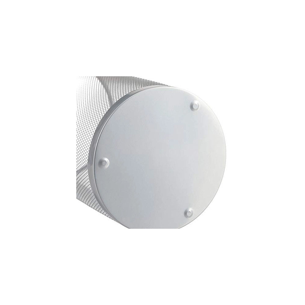 Trade Shop - Porta Ombrelli Cesto Cestino Portaombrelli Metallo Traforato Casa Ufficio Silver -