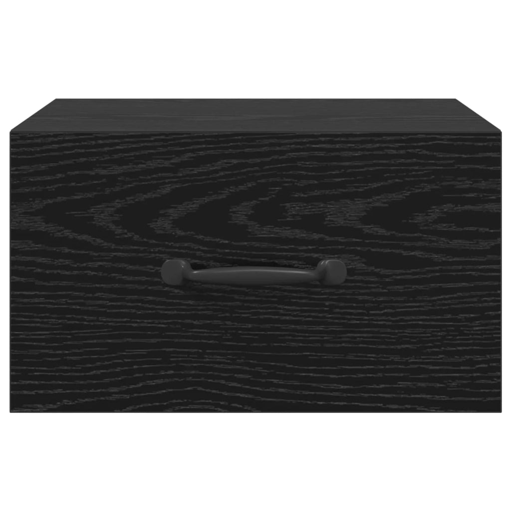 Armadio da Notte Rovere Nero 35 x 35 x 20 cm 893634
