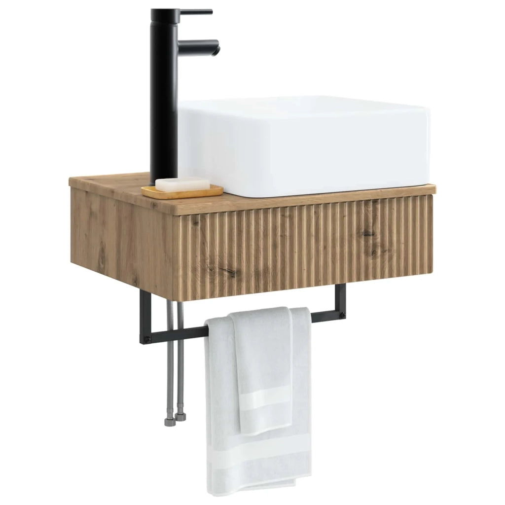 Lavabo da Parete Rovere Artigianale 53 x 35 x 39 cm 890217