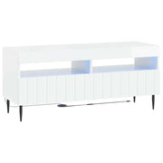 Mobile TV LED Bianco Lucido Legno ingegnerizzato 896549