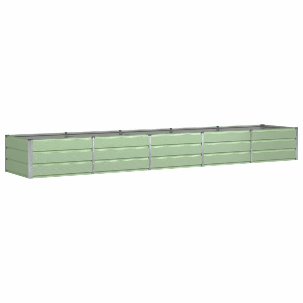 Fioriera Verde 400 x 80 x 45 cm Acciaio