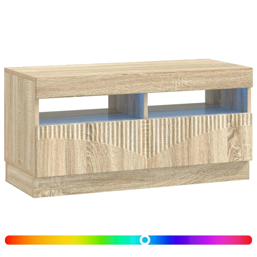 Mobile TV LED Rovere Sonoma Legno ingegnerizzato 897437