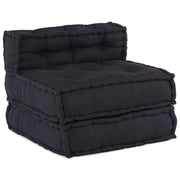 Divano | Divano da soggiorno | Sofa Componibile Antracite 70x70x54 in Tessuto