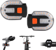 Faro posteriore per bicicletta con comando a distanza e sistema di allarme di sicurezza ricaricabile via USB