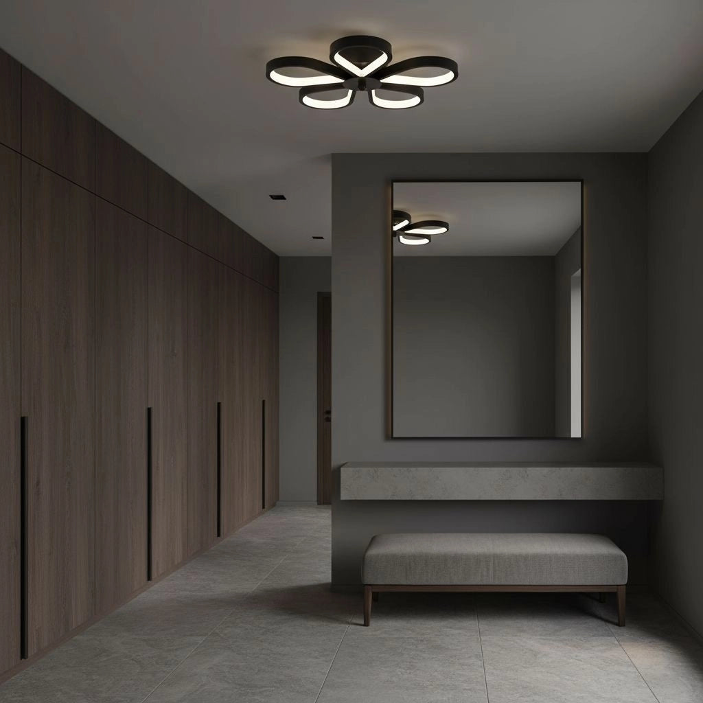 Lampada Da Soffitto Lhj075-c Black/white Led