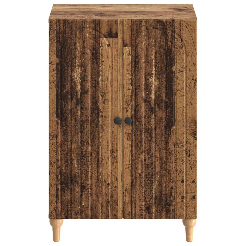 Mobile per scarpe ALKMAAR 59,5 x 39,5 x 90 cm Legno antico 896213