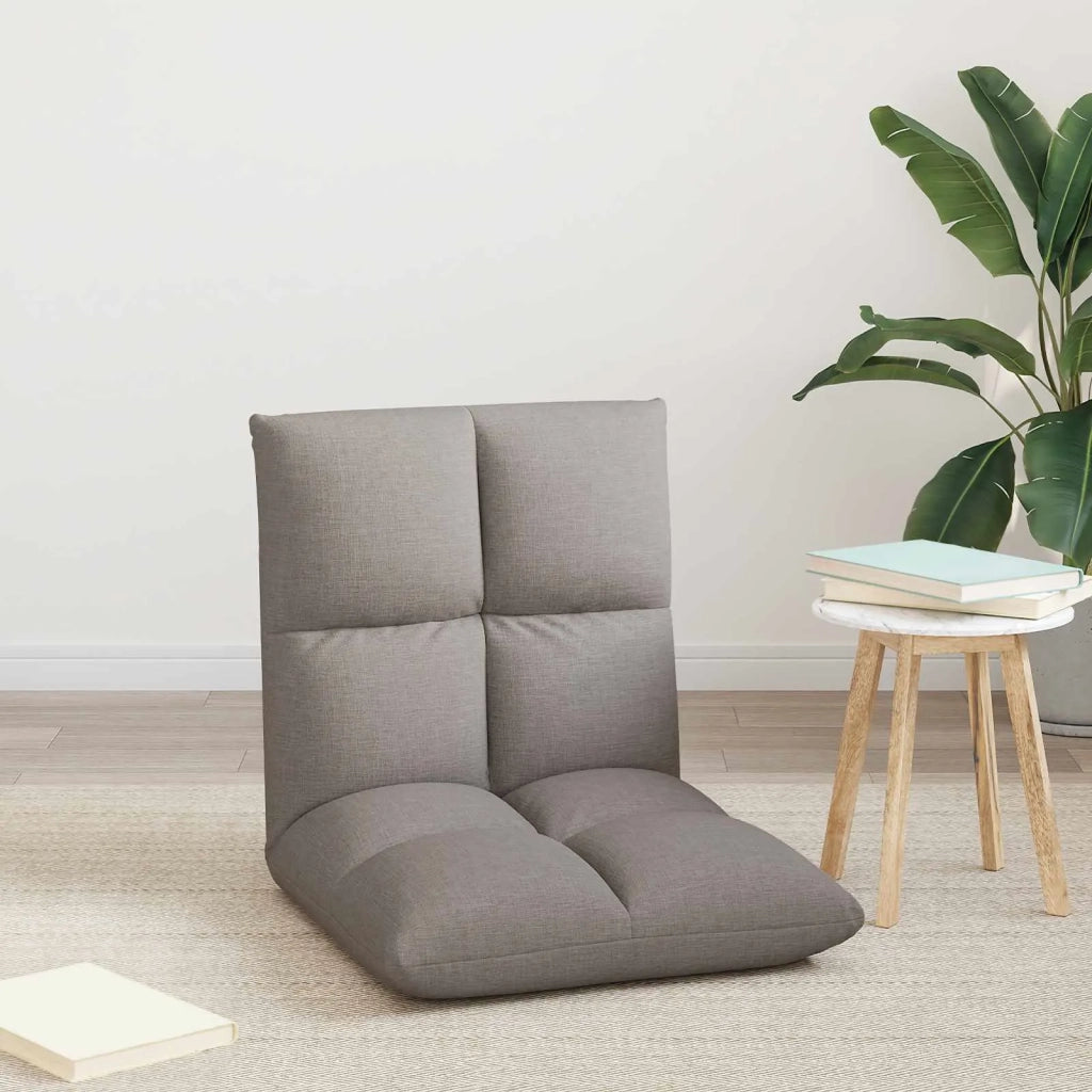 Sedia a pavimento regolabile Tortora Tessuto