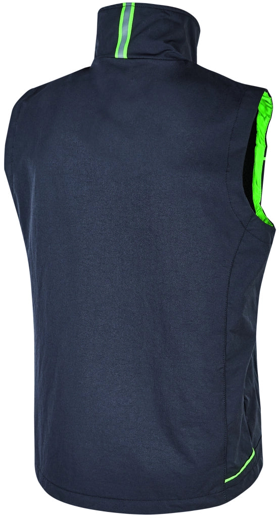 U-Power GILET SATURN Col. Grigio/Verde Mis. XL